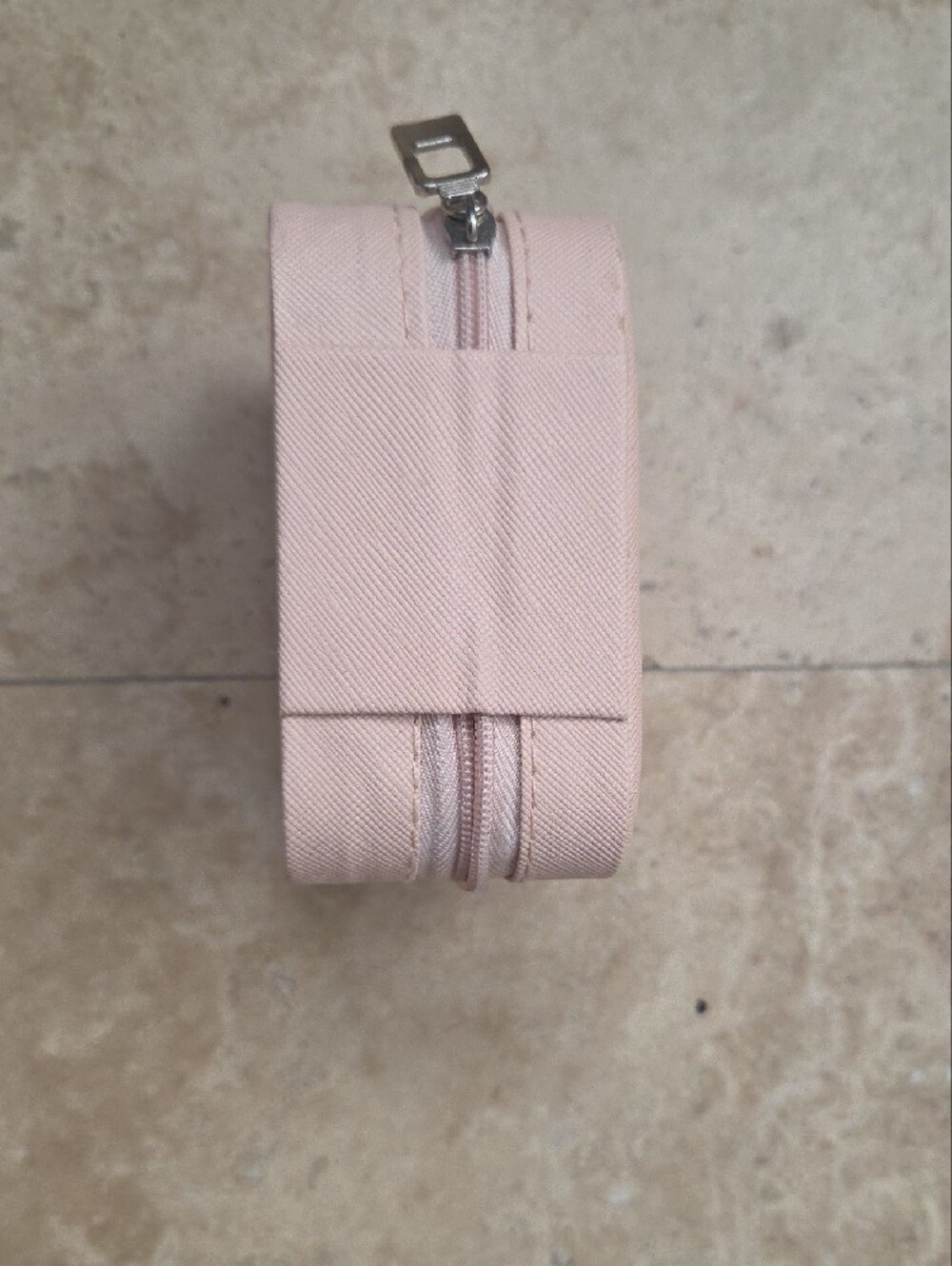 Pink Travel Jewelry Box with Ring Organizer - Picture 4 of 6